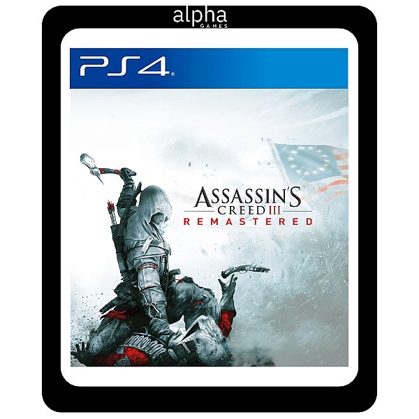 Assassin's Creed 3 III: Remastered PS4 Mídia Digital