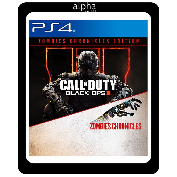 Call of Duty Black Ops 3 Edição Zombies Chronicles Ps4 Mídia Digital