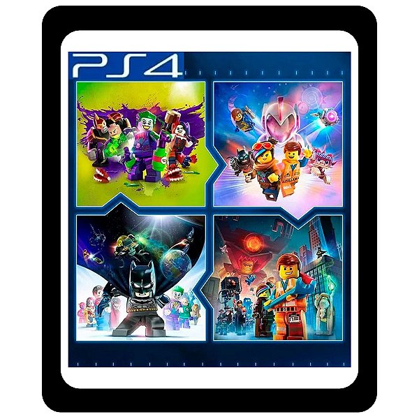 Conjunto de Jogos LEGO PS4 Mídia Digital