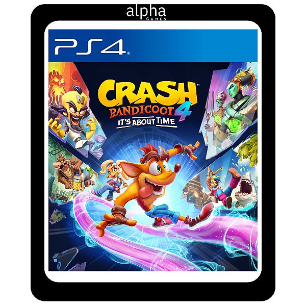 Crash Bandicoot 4 it’s About Time - Ps4 - Mídia Digital