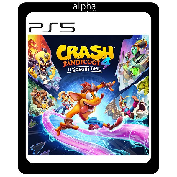 Crash Bandicoot 4 It's About Time Ps5 Mídia Digital