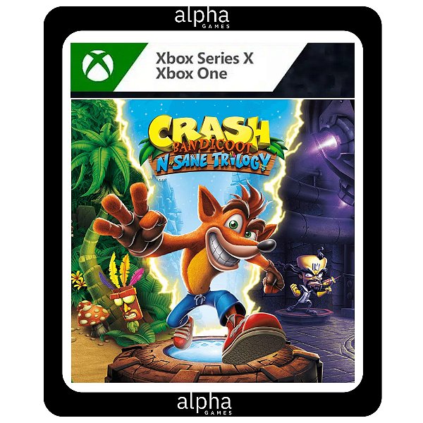 Crash Bandicoot N. Sane Trilogy Xbox One Mídia Digital