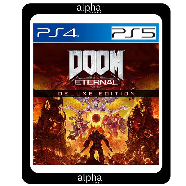 DOOM Eternal Edição Deluxe PS4 Mídia Digital