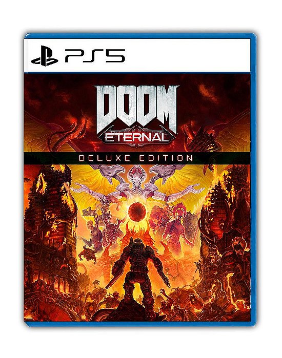 DOOM Eternal Edição Deluxe PS5 Mídia Digital