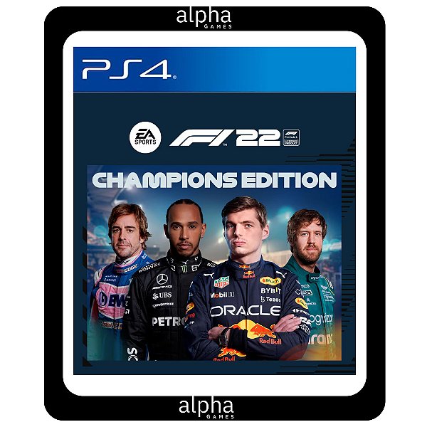 F1 22 Edição dos Campeões PS4 Mídia Digital