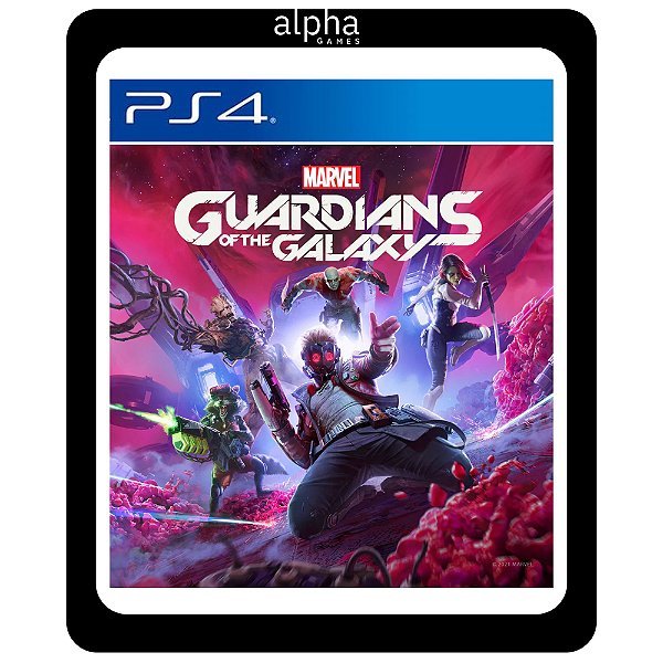 Guardiões da Galáxia da Marvel PS4 Mídia Digital