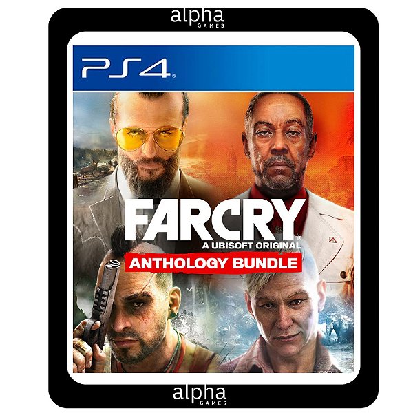 Jogo Far Cry: Pacote Antologia Ps4 Mídia Digital