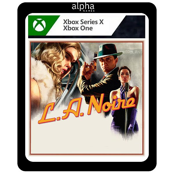 L.A. Noire Xbox One Mídia Digital