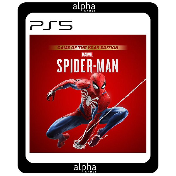 Marvel's Spider-Man - Game of the Year Edition - PS5 - Mídia Digital