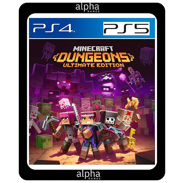 Minecraft Dungeons: Edição Ultimate Ps4 Mídia Digital
