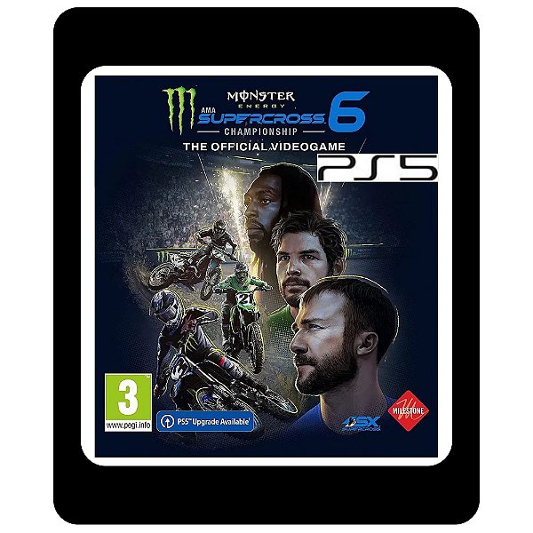 Monster Energy Supercross - The Official Videogame 6 Ps5 Mídia Digital