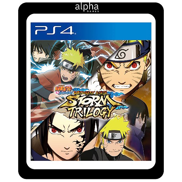 Naruto Shippuden Ultimate Ninja Storm Trilogy - Ps4 - Midia Digital