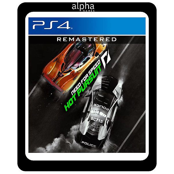 Need for Speed Hot Pursuit Remastered Ps4 Mídia Digital