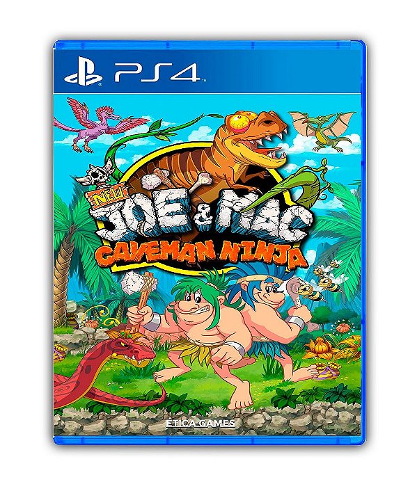 NEW Joe & Mac - Caveman Ninja Ps4 Mídia Digital