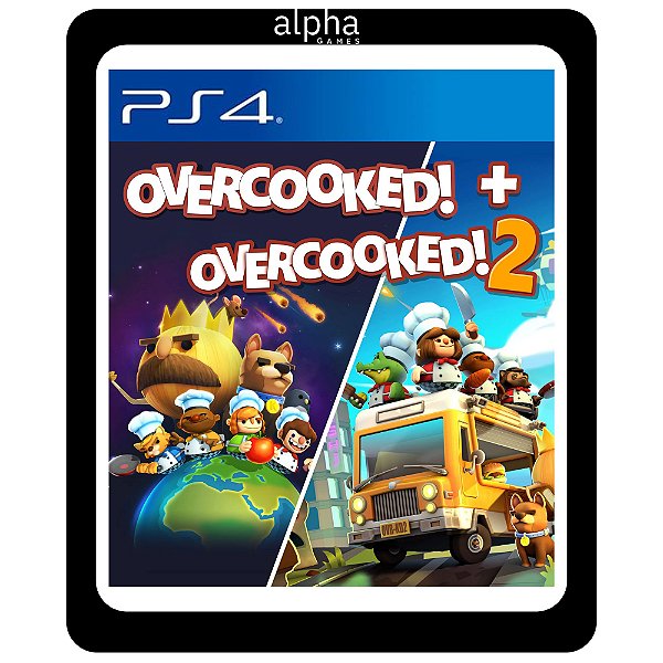 Overcooked! + Overcooked! 2 PS4 Mídia Digital