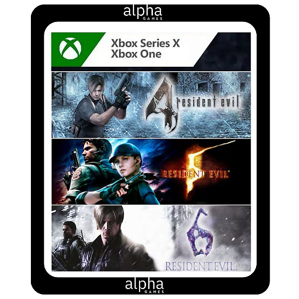 Pacote Triplo Resident Evil Xbox One Mídia Digital