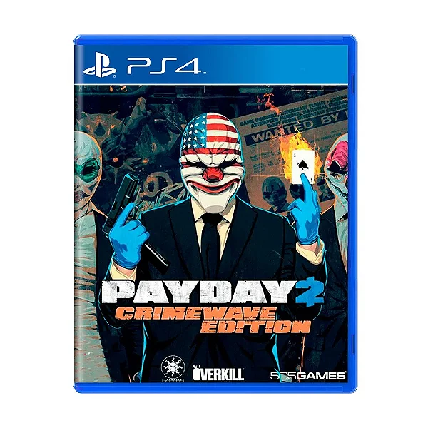 Payday 2 Edição Crimewave - Ps4 - Mídia Digital