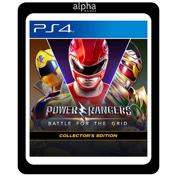 Power Rangers Battle For The Grid Edição de Colecionador PS4 Mídia Digital