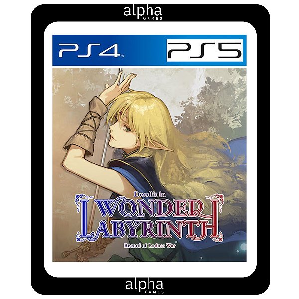 Record of Lodoss War-Deedlit in Wonder Labyrinth PS4 Mídia Digital