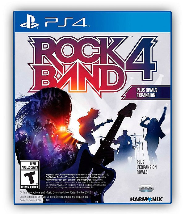 Rock Band 4 Rivals Bundle Ps4 Mídia Digital