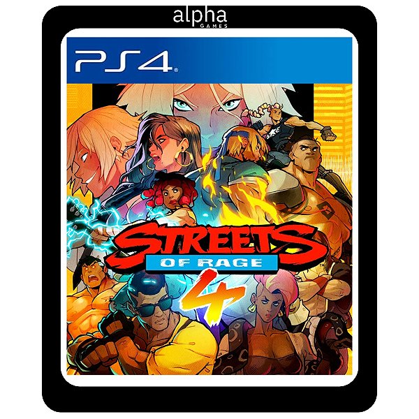 Streets Of Rage 4 Ps4 Mídia Digital
