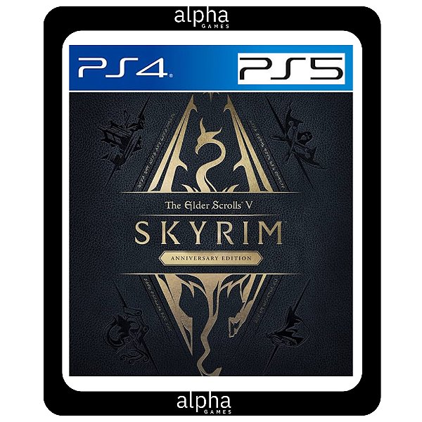 The Elder Scrolls V: Skyrim Anniversary Edition PS4 PS5 Mídia Digital