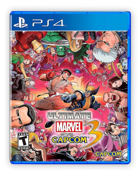 Ultimate Marvel vs. Capcom 3 PS4 Mídia Digital