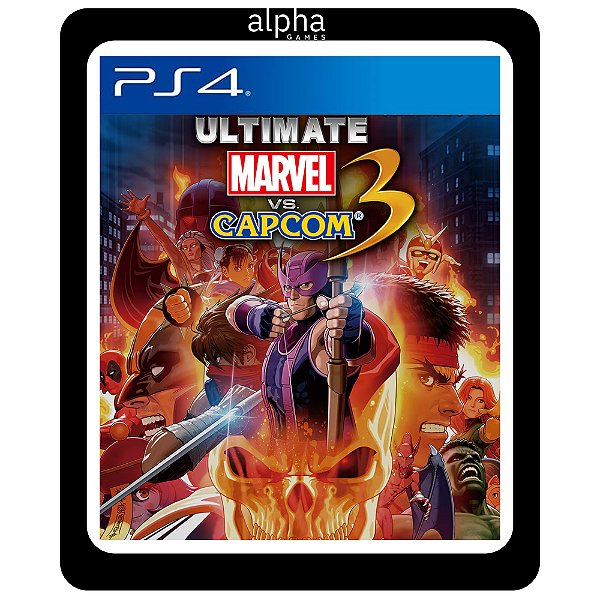 Ultimate Marvel vs. Capcom 3 PS4 Mídia Digital