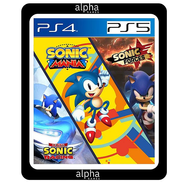 O Pacote Definitivo de Sonic PS4 Mídia Digital