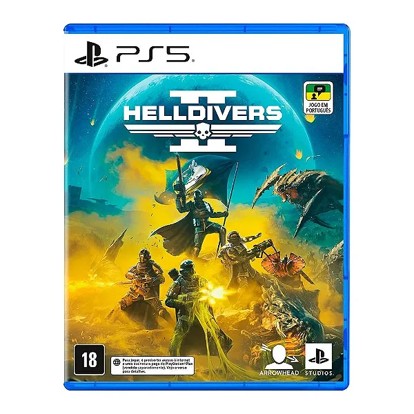 Jogo HELLDIVERS 2 PS5 mídia digital