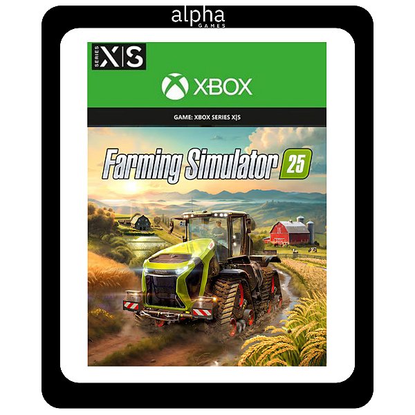 Farming Simulator 25 Xbox Series X S Mídia Digital