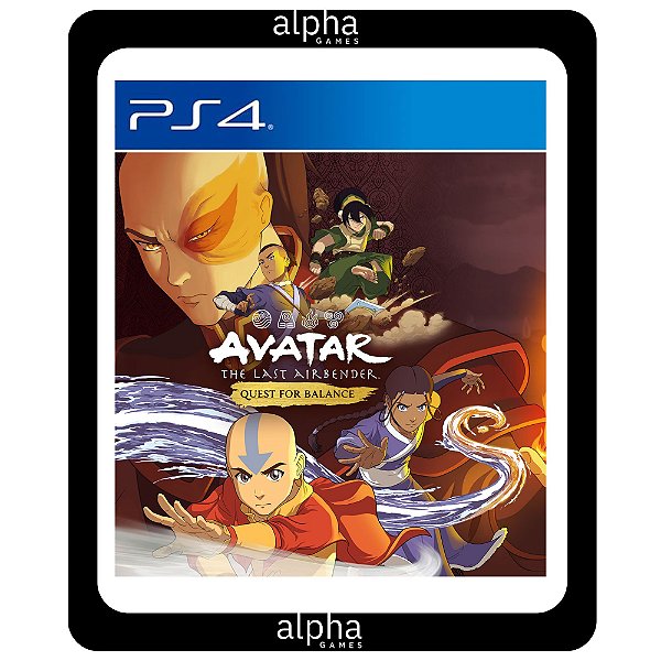 Avatar The Last Airbender: Quest for Balance ps4 Mídia Digital