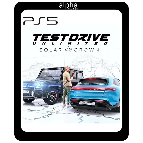 Test Drive Unlimited Solar Crown ps5 mídia digital