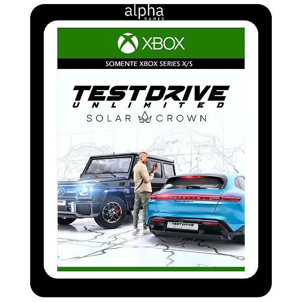 Test Drive Unlimited Solar Crown xbox serie s x mídia digital