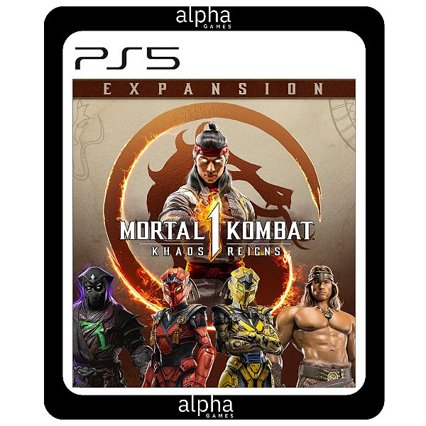 Mortal Kombat 1: Expansão Reina o Kaos PS5 mídia digital