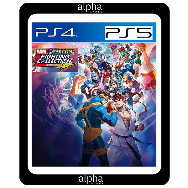 Marvel Vs. Capcom Fighting Collection Classics Ps4 E Ps5 Mídia Digital