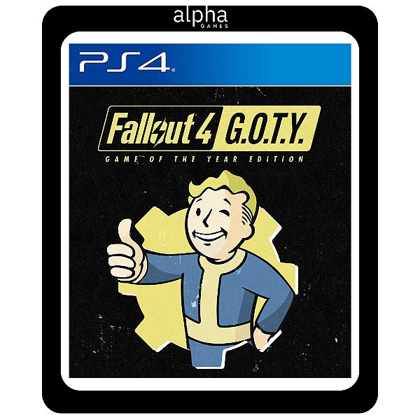 Fallout 4: Game of the Year Edition ps4 mídia digital