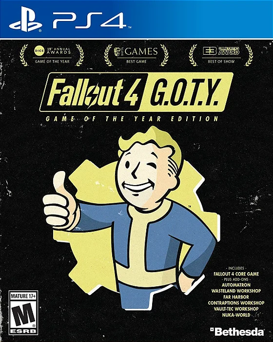 Fallout 4: Game of the Year Edition ps4 midia digital
