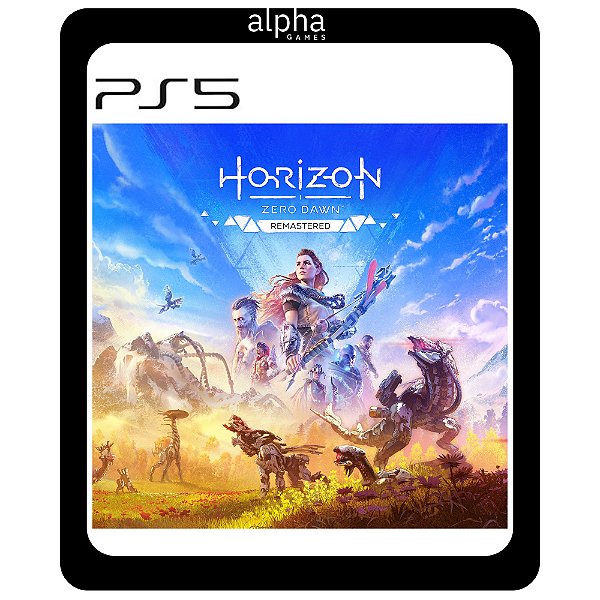 Horizon Zero Dawn PS5 Remastered mídia digital