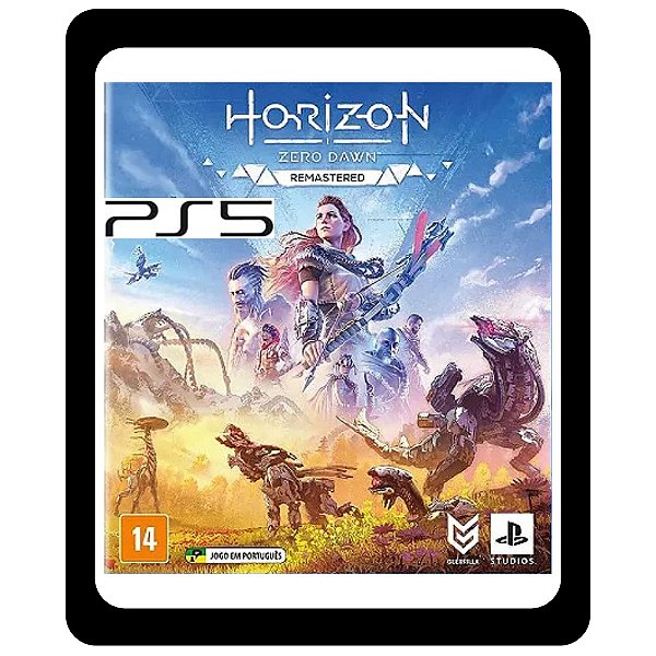 Horizon Zero Dawn PS5 Remastered mídia digital