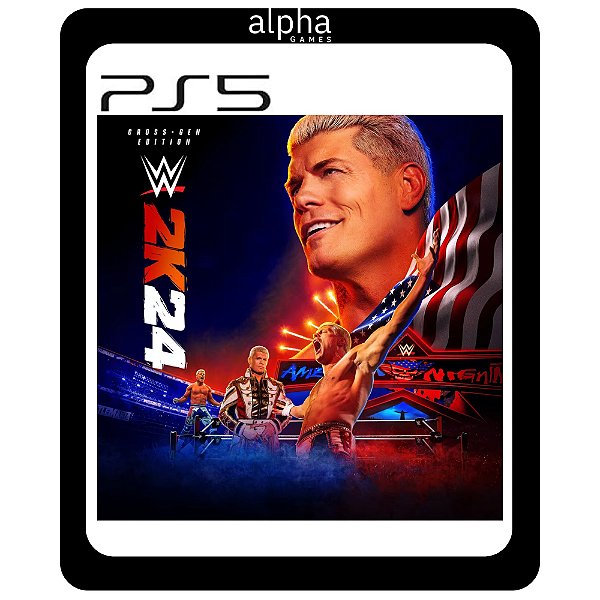 WWE 2K24 ps5 mídia digital