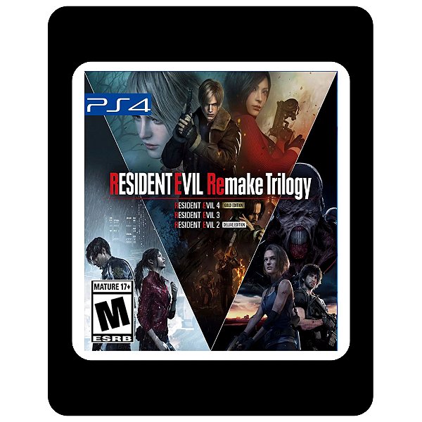 Resident Evil Remake Trilogy PS4 Mídia Digital