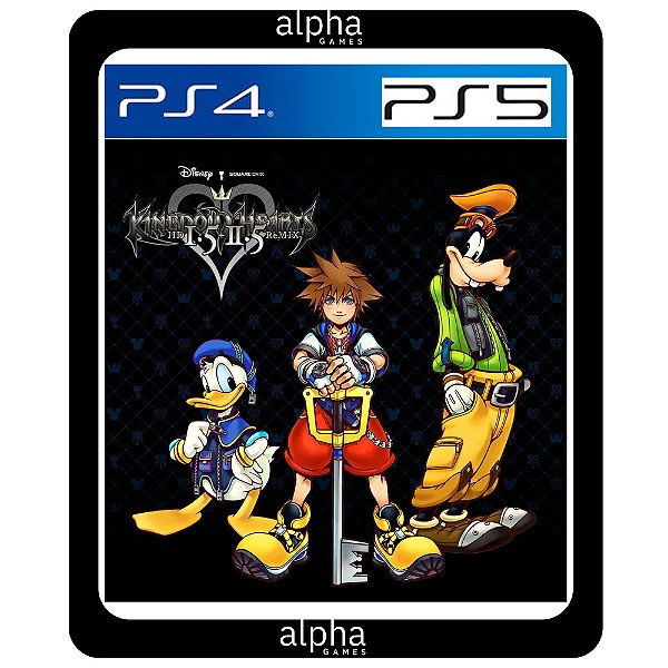 Jogo Kingdom hearts HD 1.5 + 2.5 Remix PS4 Mídia Digital