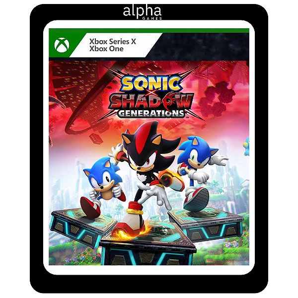 Sonic X Shadow Generations Xbox Séries X|S Xbox one mídia digital