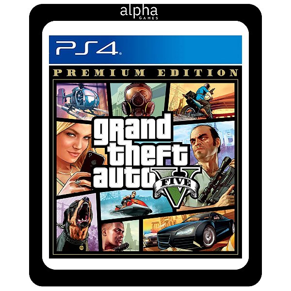 Gta 5 - PS4 - Mídia Digital Edição Premium