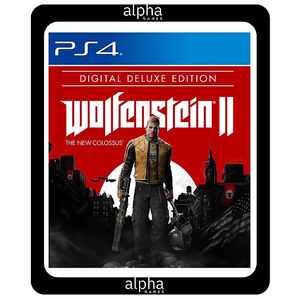 Wolfenstein II The New Colossus Deluxe PS4 Mídia Digital