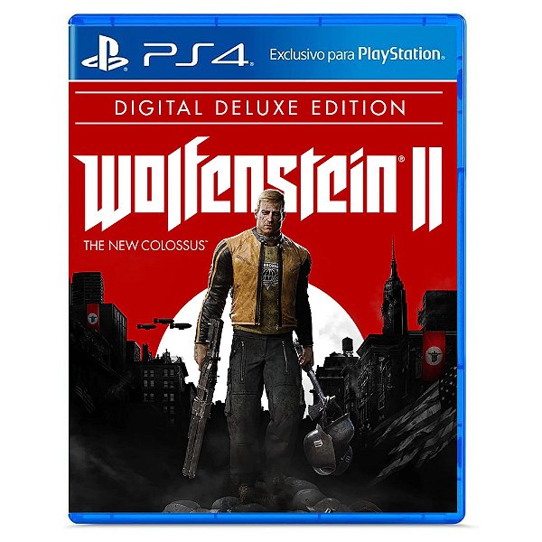 Wolfenstein II The New Colossus Deluxe PS4 Mídia Digital