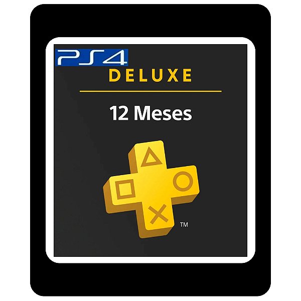 Plus Deluxe 12 Meses PS4 Mídia Digital
