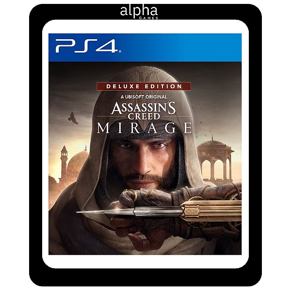 Assassin's Creed Mirage Deluxe Ps4 Mídia Digital