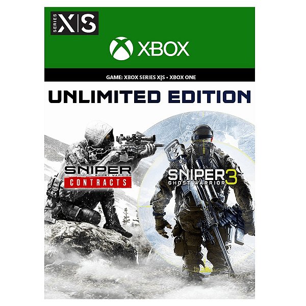 Sniper Ghost Warrior Contracts & SGW3 Unlimited Edition Xbox One Xbox Series X|S Mídia Digital